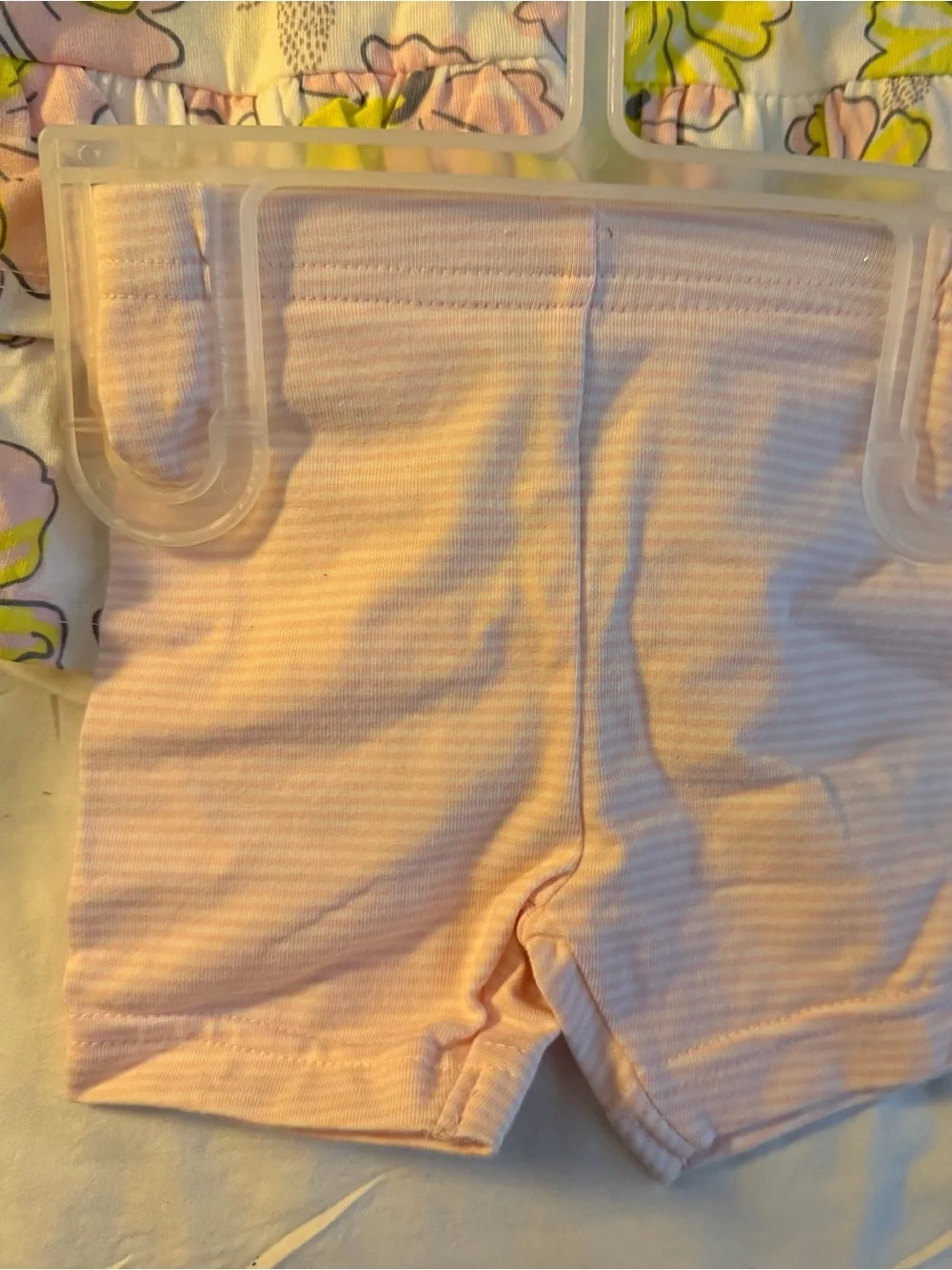 Carter's Floral Ruffle Baby Dress in Yellow, Pink & Cream